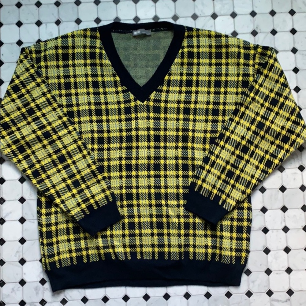 ASOS oversized tartan pull over sweater